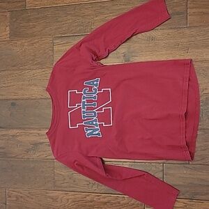 💰 Nautica boy's long-sleeved Tshirt size Large (14/16)